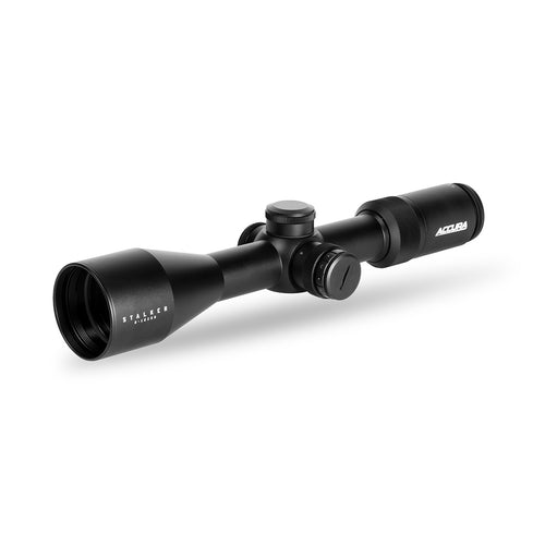 Accura Stalker True Hunt Series 2x riflescope with fast-acquisition reticle for low-light hunting