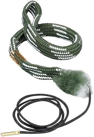 Hoppe's BoreSnake rifle bore cleaner for 6mm .243 calibre with Den storage case