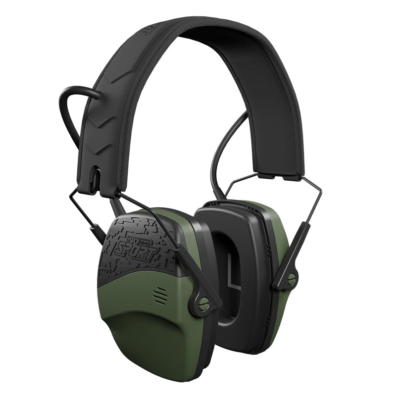 Isotunes Sport Defy Slim Bluetooth tactical earmuffs with 21dB NRR hearing protection and Tactical Sound Control