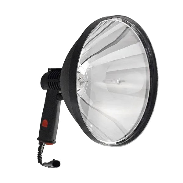 Lightforce 240mm Blitz halogen handheld spotlight with red green amber filters and 100W Xenophot bulb